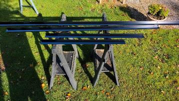 Aluminium hoekstrippen 2 x 5 cm zwart beschikbaar voor biedingen