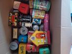 Oude blikken spaarpotten collectie, Verzamelen, Spaarpotten, Ophalen of Verzenden, Gebruikt, Metaal of Blik, Overige thema's