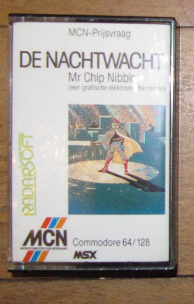 Msx Commodore Cassette Tape Spel DE NACHTWACHT, Computers en Software, Vintage Computers, Ophalen of Verzenden