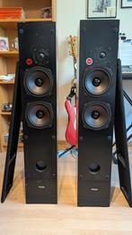 Hepta Street zuilspeakers, Audio, Tv en Foto, Luidsprekers, Gebruikt, 60 tot 120 watt, Front, Rear of Stereo speakers, Ophalen
