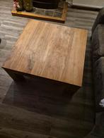 Teak houten salontafel, Gebruikt, Ophalen of Verzenden, Minder dan 50 cm, Vierkant