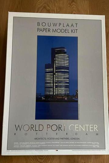 Bouwplaat World Port Center Rotterdam schaal 1/300