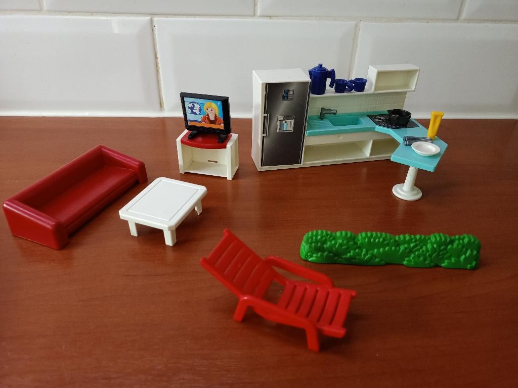 onderdelen van Playmobil 6020 openklapbare zomerhuisje, Kinderen en Baby's, Speelgoed | Playmobil, Ophalen, Zo goed als nieuw