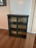 Vintage vitrinekast olijfgroen, Ophalen, Zo goed als nieuw, 25 tot 50 cm, 50 tot 100 cm