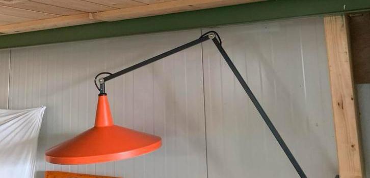 Gispen Panamalamp Wim Rietveld Designicoon, Huis en Inrichting, Lampen | Wandlampen, Gebruikt, Metaal, Ophalen of Verzenden