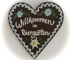 Handgeschilderd houten bord Lebkuchen / Valentijnsdag Kerst, Ophalen of Verzenden, Zo goed als nieuw
