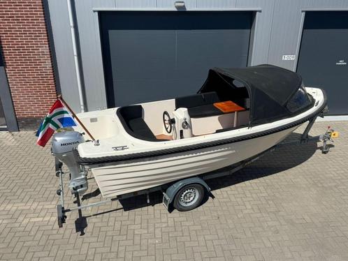 Nette Admiral 525 Sloep Compleet incl. Honda 20PK 4-takt, Watersport en Boten, Sloepen, Gebruikt, 10 tot 30 pk, 3 tot 6 meter