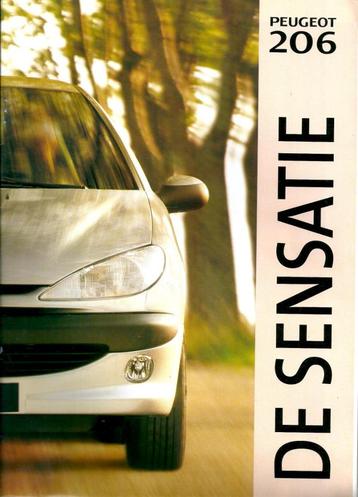 Brochure Peugeot 206 1998 beschikbaar voor biedingen
