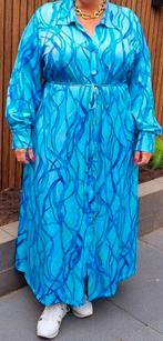 Chris size blauwe maxi jurk, maat 3 (50/52), Blauw, Maat 46/48 (XL) of groter, Ophalen of Verzenden, Zo goed als nieuw