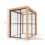 Volière Aluminium Olivia, Ophalen of Verzenden, Nieuw, Aluminium, Volière