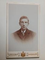 CDV Deventer Zutphen Man, Verzamelen, Foto's en Prenten, Gebruikt, Foto, Ophalen of Verzenden, Voor 1940