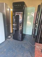 Smeg Koelvriescombinatie no fros zwart(gratis bezorgen)., Ophalen, 200 liter of meer, Met aparte vriezer, 160 cm of meer