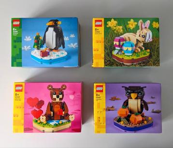 4X LEGO sets: 40463, 40462, 40491 & 40498 beschikbaar voor biedingen
