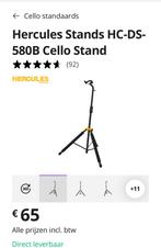 Hercules cello standaard inclusief Volt muziekstandaard, Muziek en Instrumenten, Standaards, Ophalen of Verzenden, Zo goed als nieuw