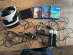 Voledige VR bril met kabels en spellen, Spelcomputers en Games, Virtual Reality, Ophalen, Zo goed als nieuw, Sony PlayStation