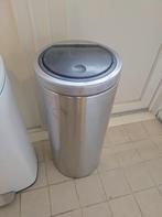 Brabantia touchbin 30 liter rvs, Huis en Inrichting, Woonaccessoires | Prullenbakken, Ophalen, Gebruikt, 50 tot 75 cm, 20 tot 30 liter