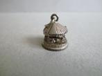Oude Chim bedel zilver Carrousel Kermis Draaimolen draait, Verzenden, Zilver, Hanger