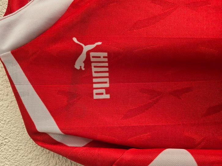 Vintage Puma voetbalshirt - Maat XL, Sport en Fitness, Voetbal, Zo goed als nieuw, Shirt, Maat XL, Ophalen of Verzenden