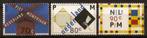 Nederland NVPH nr 1595/7 postfris Piet Mondriaan 1994, Postzegels en Munten, Postzegels | Nederland, Verzenden, Na 1940, Postfris