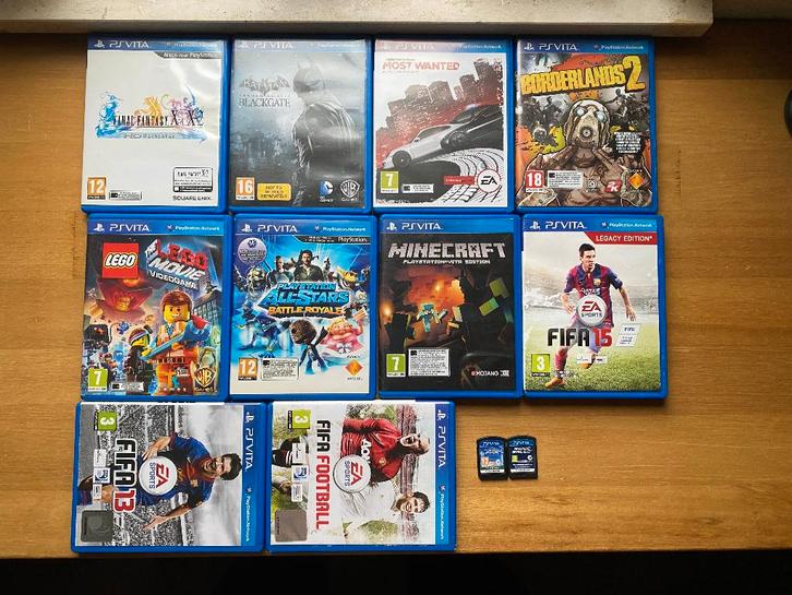 ps vita lot 9 games, Spelcomputers en Games, Games | Sony PlayStation Vita, Zo goed als nieuw, Avontuur en Actie, 1 speler, Vanaf 18 jaar