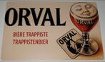ORVAL : Metalen Bord Orval Trappistenbier - Bière Trappiste, Verzenden, Nieuw, Reclamebord, Plaat of Schild, Overige merken