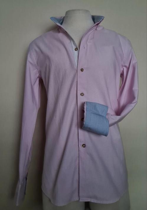"The Blueprint" Roze overhemd, leuke details. Mt.M.Als nieuw, Kleding | Heren, Overhemden, Zo goed als nieuw, Halswijdte 39/40 (M)