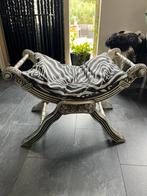 Voetenbankje Zebra print, Ophalen of Verzenden, Zo goed als nieuw