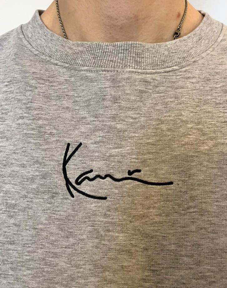 Karl Kani Signature Crew grijs sweatshirt sweater trui, mt S, Kleding | Heren, Truien en Vesten, Zo goed als nieuw, Maat 46 (S) of kleiner