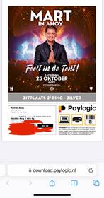 Mart in Ahoy - Feest in de tent 25 oktober zitplaatsen, Tickets en Kaartjes, Twee personen, Oktober