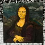 Mona lisa - handmade 2D (not 3D canvas, Antiek en Kunst, Ophalen of Verzenden