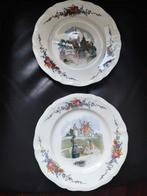 Obernai Faienceries, Sarroguemines borden., Ophalen of Verzenden