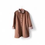 Vintage wollen mantel/ winterjas, Jobis, maat L/XL, Kleding | Dames, Jassen | Winter, Bruin, Maat 42/44 (L), Ophalen of Verzenden