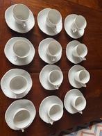 Mooi Koffie/Thee Servies - 12 Kop en Schotels, Huis en Inrichting, Keuken | Servies, Ophalen, Zo goed als nieuw, Effen, Kop(pen) en/of Schotel(s)