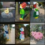 Te huur vrolijke straatversiering met thema boerderij deel 1, Hobby en Vrije tijd, Feestartikelen | Verhuur, Ophalen, Gebruikt