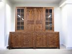 Vintage XL hoge industriële vitrinekast / labokast / kast, Ophalen