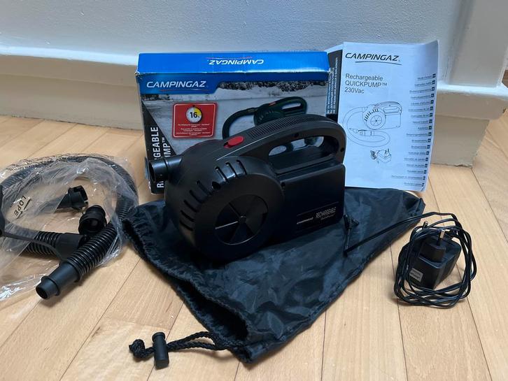 Campingaz Rechargeable quickpump, Caravans en Kamperen, Luchtpompen, Zo goed als nieuw, Ophalen of Verzenden
