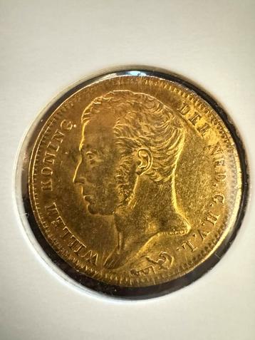 Gouden tientje Gulden Willem I 1824B beschikbaar voor biedingen