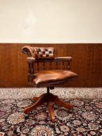 Engelse Westminster Chesterfield Captain Chair Bureaustoel, Ophalen