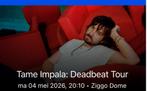 Tame impala amsterdam staplekken 4 mei, Tickets en Kaartjes, Concerten | Pop, Drie personen of meer, Mei