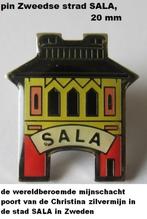 splinternieuwe pin, de mijnschacht poort,  kopermijn SALA Zw, Ophalen of Verzenden, Nieuw, Overige onderwerpen