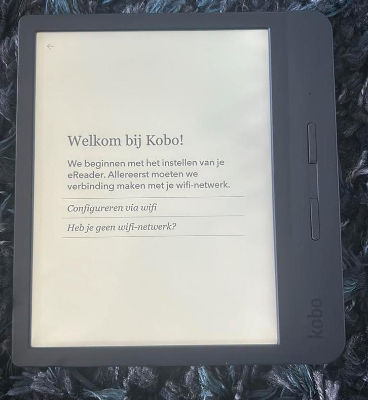 Kobo Libra h2o zwart (zo goed als nieuw), Computers en Software, E-readers, Zo goed als nieuw, 7 inch, 8 GB, Touchscreen, Waterbestendig