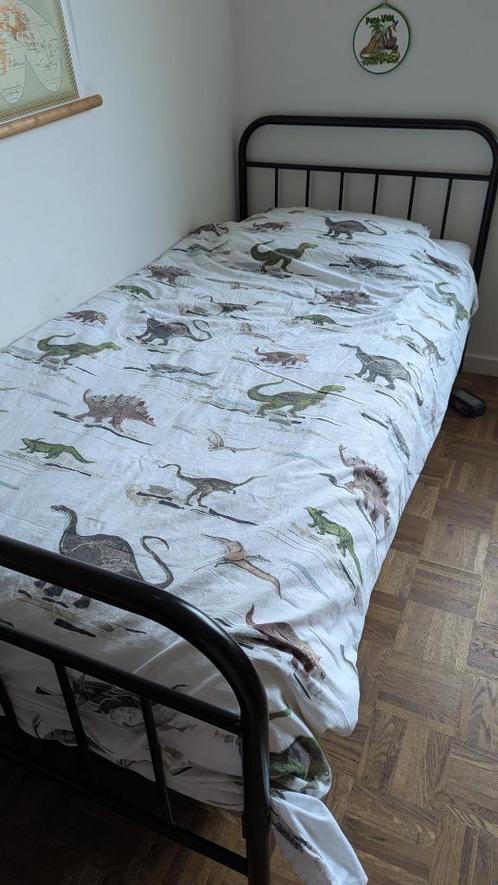 Dekbedovertrek dino / dinosaurussen kinderkamer, Kinderen en Baby's, Kinderkamer | Beddengoed, Gebruikt, Dekbedovertrek, Wit, Jongetje of Meisje