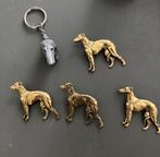 Windhond speldjes en sleutelhanger, Ophalen of Verzenden, Zo goed als nieuw, Dier of Natuur, Button