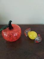 handgeblazen  appel en snoepje, Antiek en Kunst, Antiek | Glas en Kristal, Ophalen