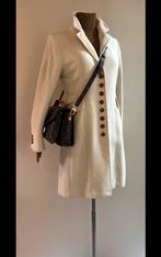 Scapa 38 (36) wollen lange blazer jas creme, Kleding | Dames, Verzenden, Zo goed als nieuw, Maat 38/40 (M), Beige