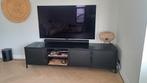 Tv meubel zwart metaal 200x50x50, Huis en Inrichting, Kasten | Televisiemeubels, Ophalen of Verzenden, Zo goed als nieuw, Minder dan 100 cm
