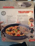 Telefunken Partypan - Nieuw in doos!, Ophalen of Verzenden, Vaatwasmachinebestendig, Nieuw, Tafelgrill