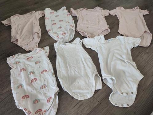 24 stuks rompers meisje maat 74/80, Kinderen en Baby's, Babykleding | Maat 74, Gebruikt, Meisje, Nacht- of Onderkleding, Ophalen of Verzenden