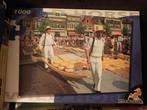 Puzzel kaasmarkt 1000 stukjes, Ophalen of Verzenden, 500 t/m 1500 stukjes, Zo goed als nieuw, Legpuzzel