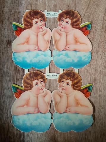 Vintage engelen 4x beschikbaar voor biedingen